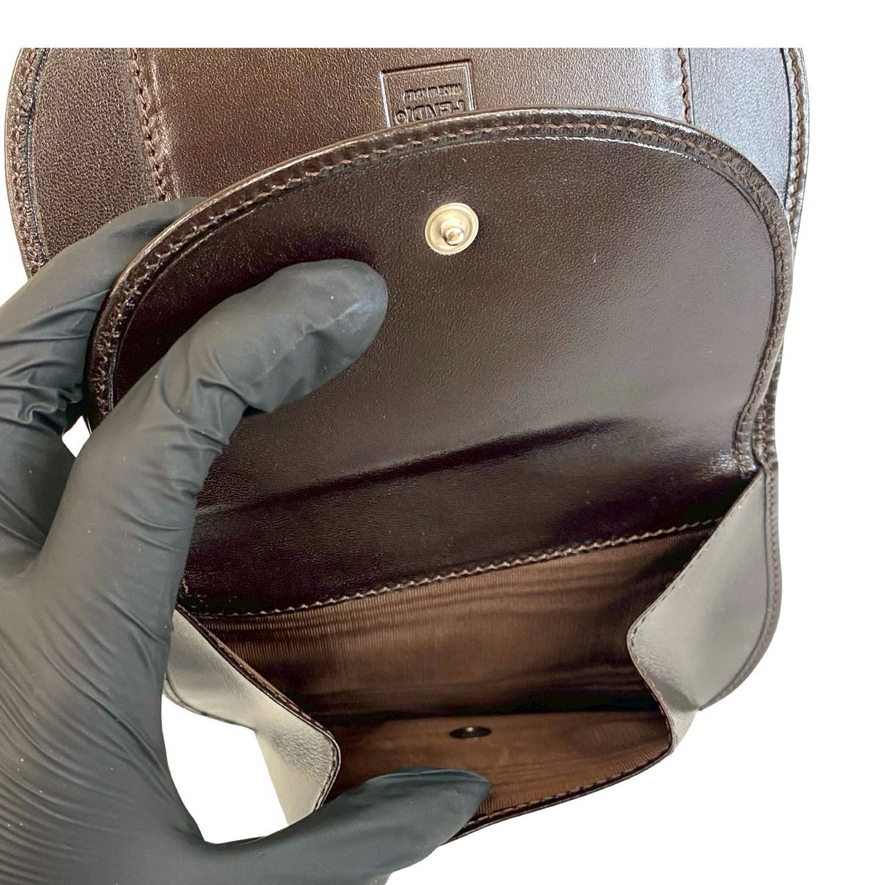 FENDI Bifold Wallet canvas Brown