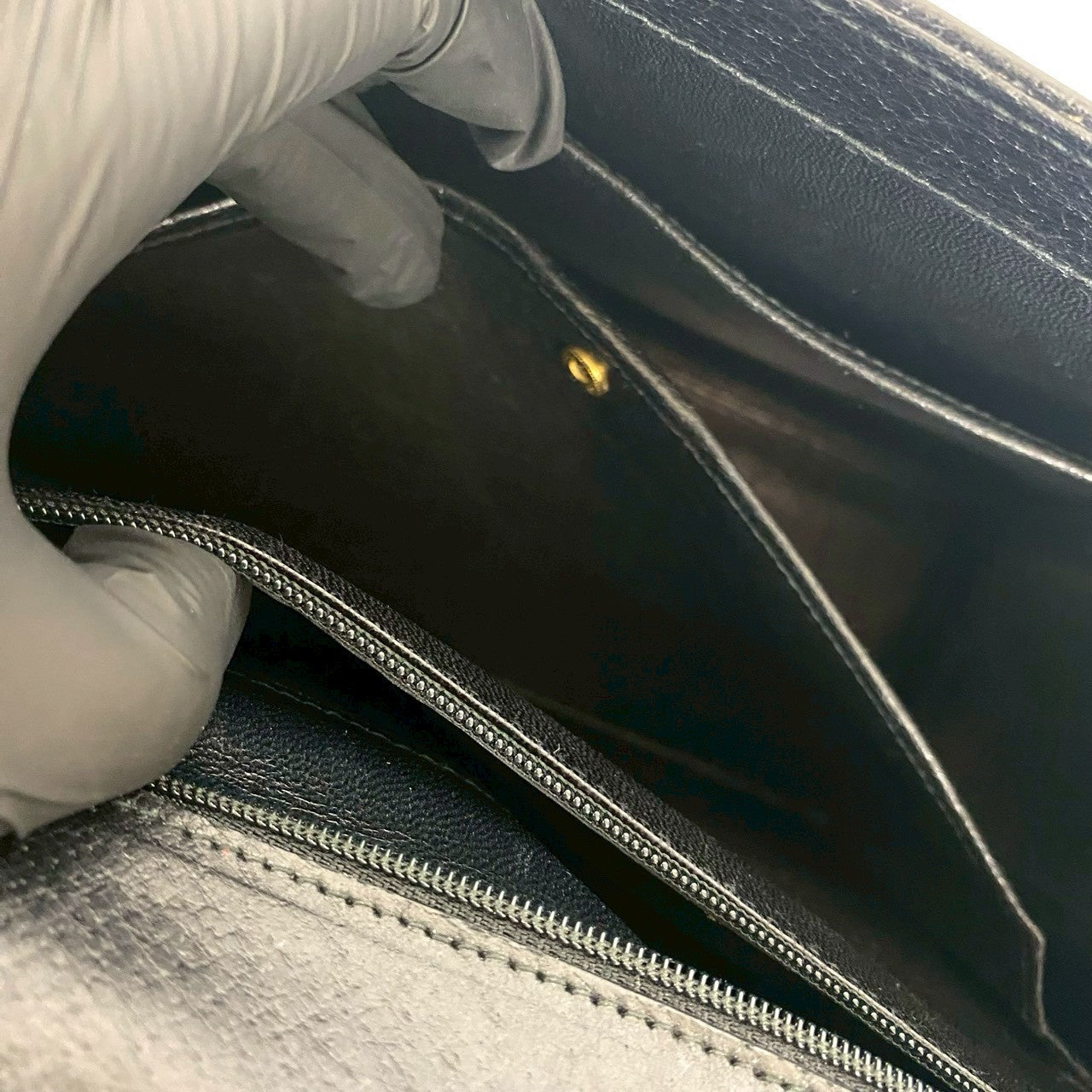 GUCCI Shoulder Bag leather black