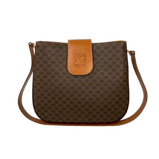 CELINE Shoulder Bag leather Brown