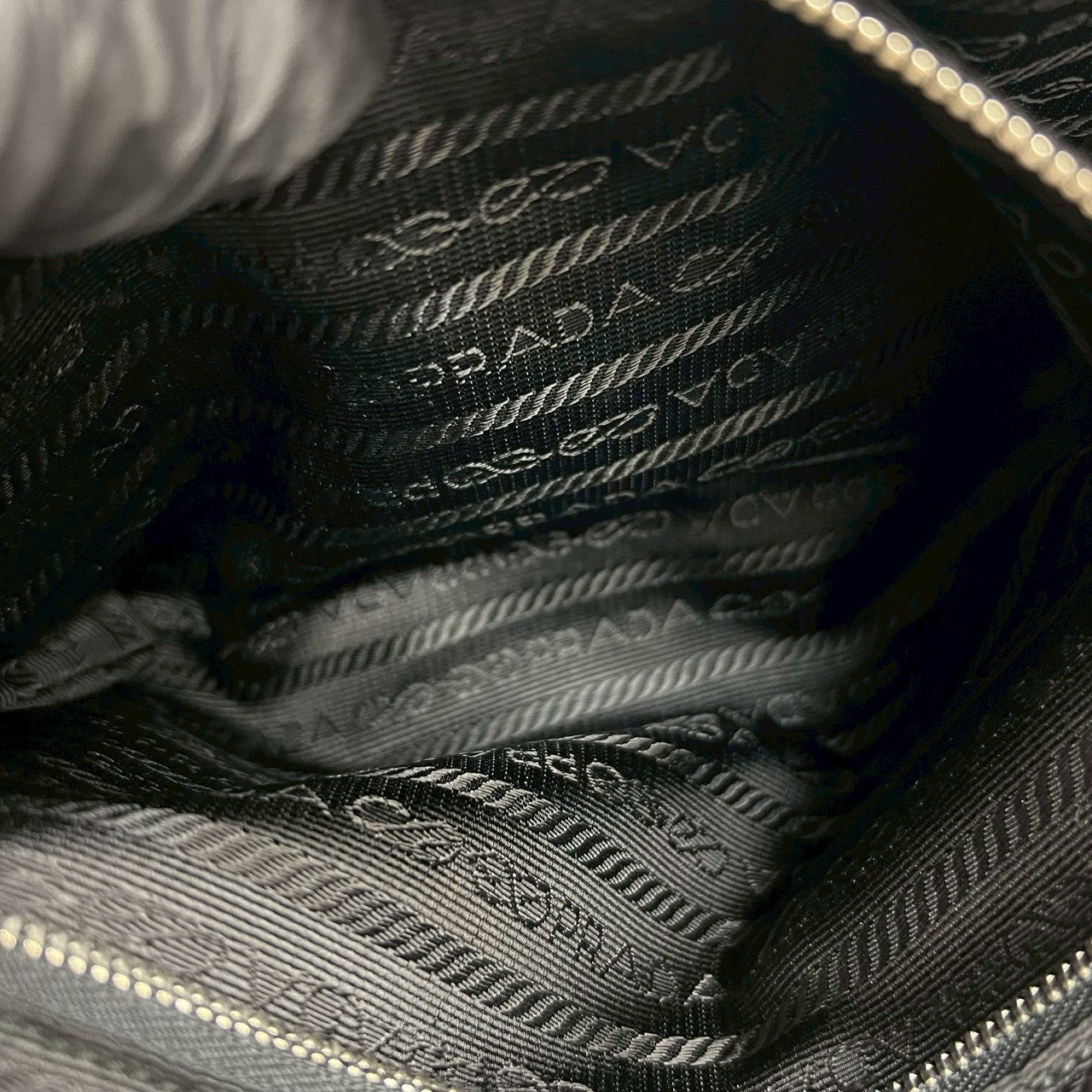 PRADA Handbag Nylon black