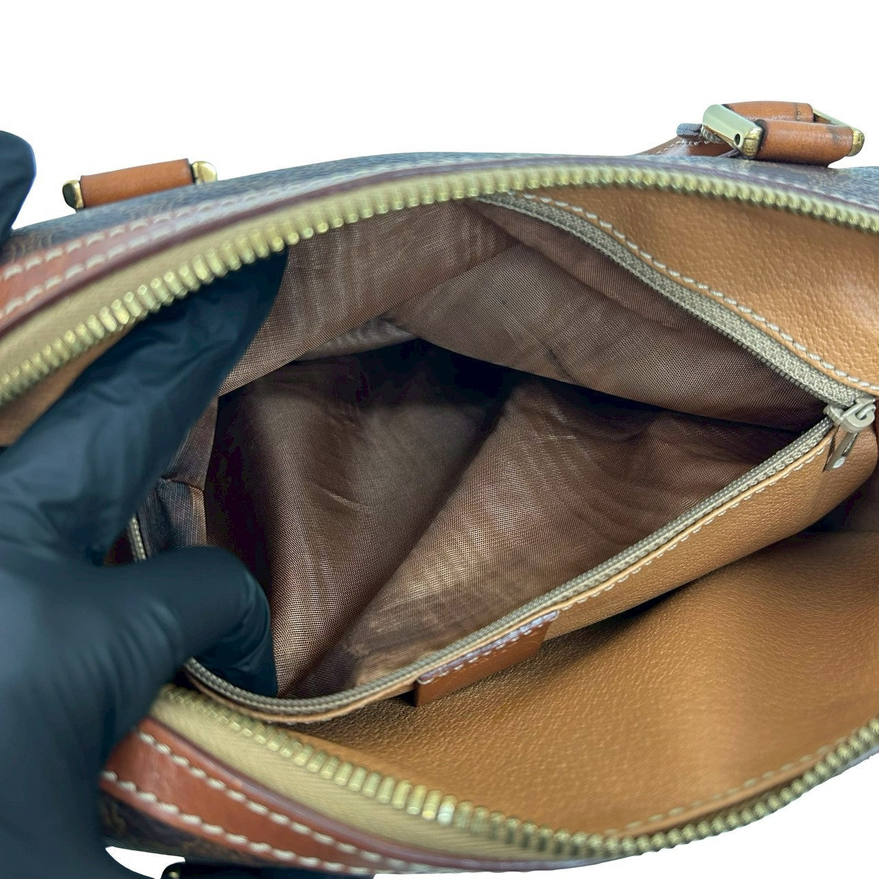 CELINE Shoulder Bag leather Brown