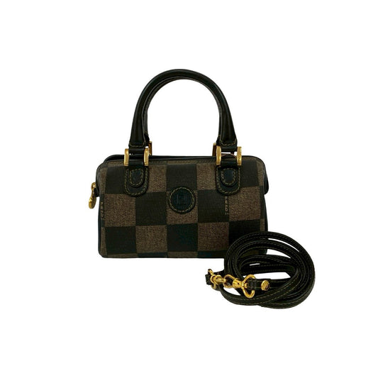 FENDI Shoulder Bag leather black