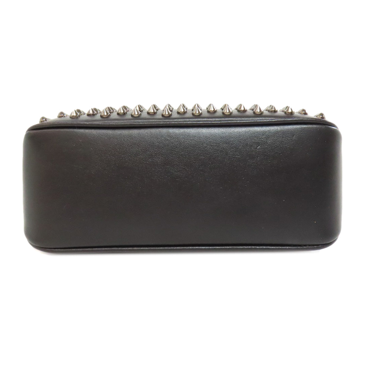 Christian Louboutin Shoulder Bag leather black spike