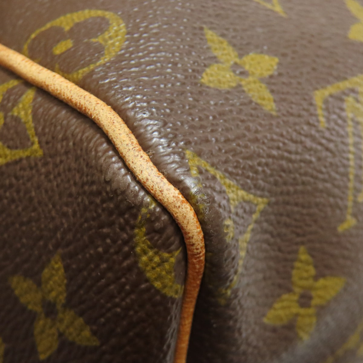 LOUIS VUITTON Boston Duffel bag M41424 Monogram canvas Brown Keepall 55 Women Used Authentic
