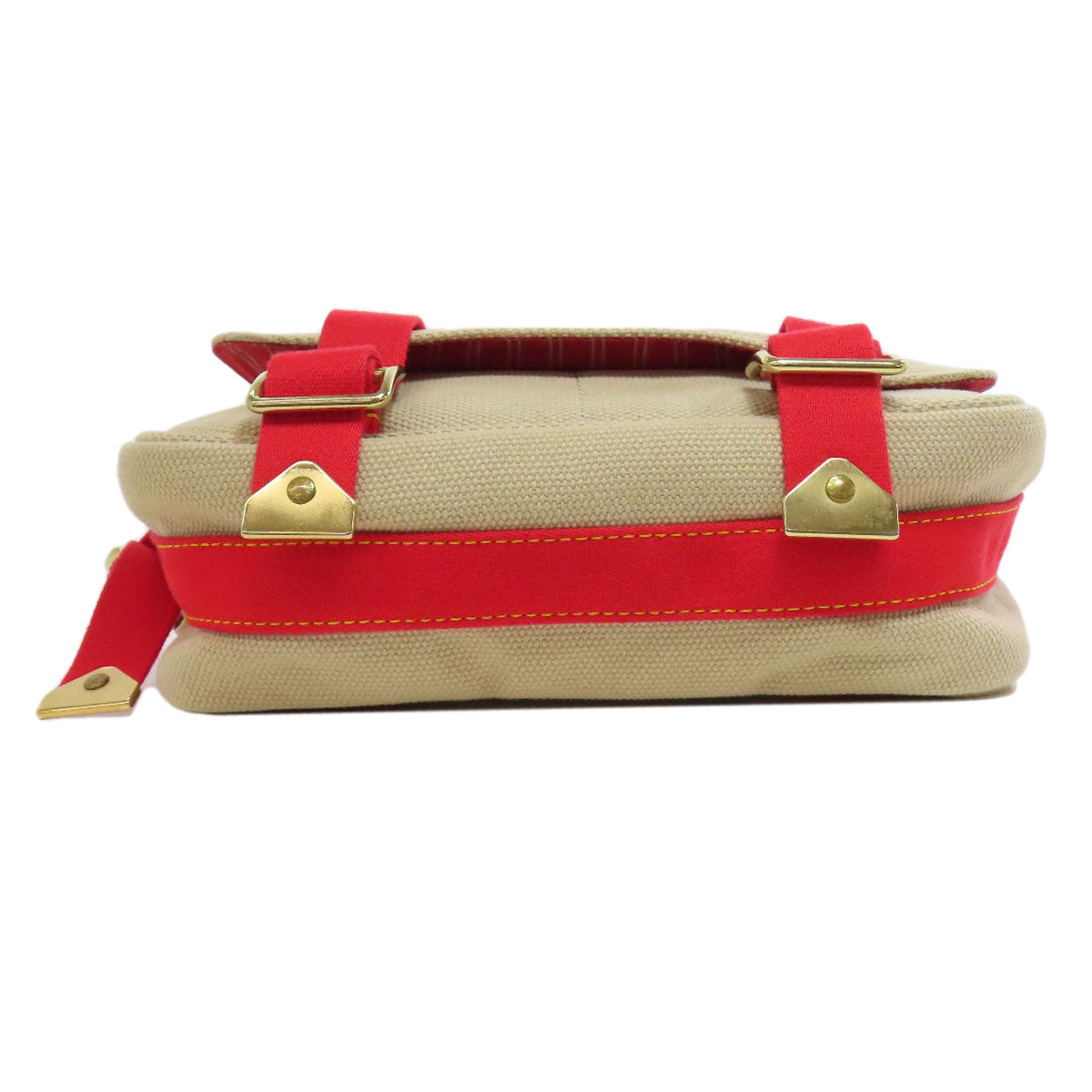 LOUIS VUITTON Shoulder Bag M40041 canvas beige Antigua Buzas PM Women Used Authentic