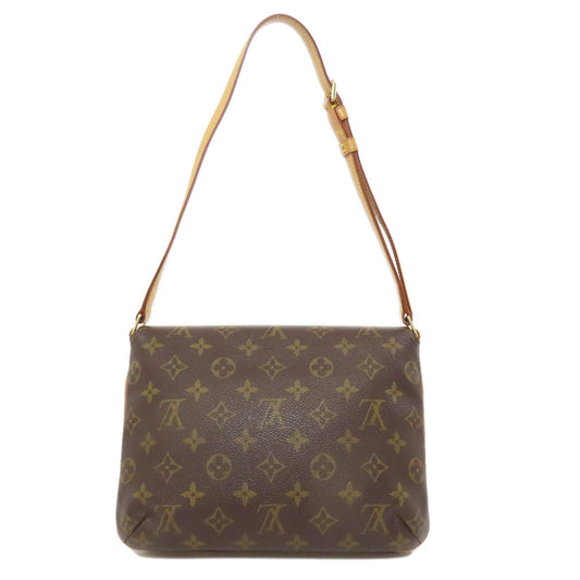 LOUIS VUITTON Shoulder Bag M51257 Monogram canvas Brown Musette Tango S Women Used Authentic
