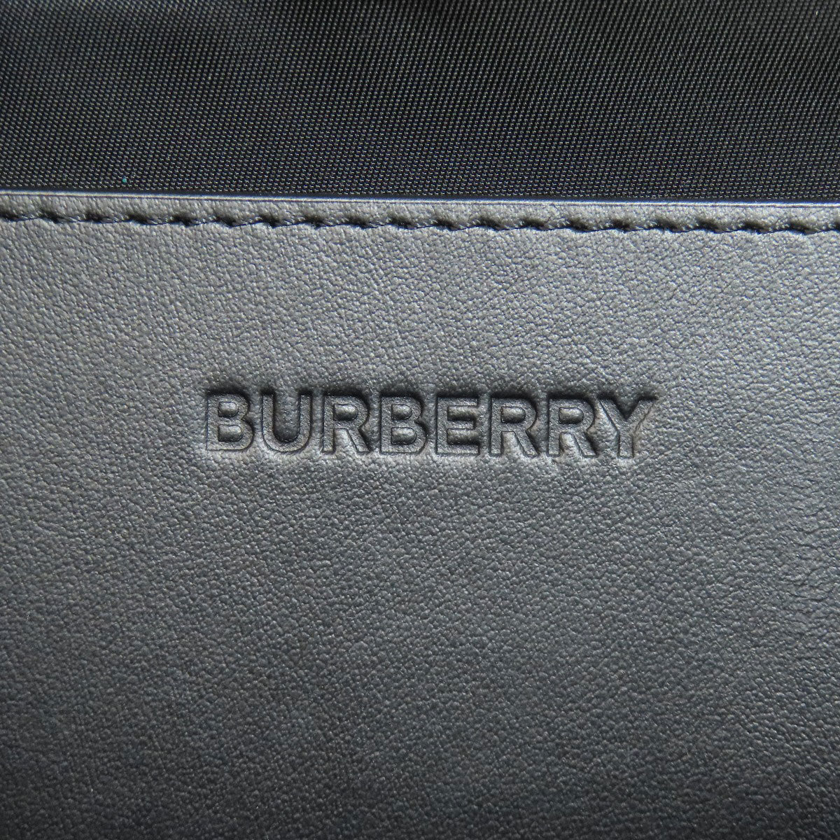 BURBERRY Sling bag Nylon black logo Women Used Authentic