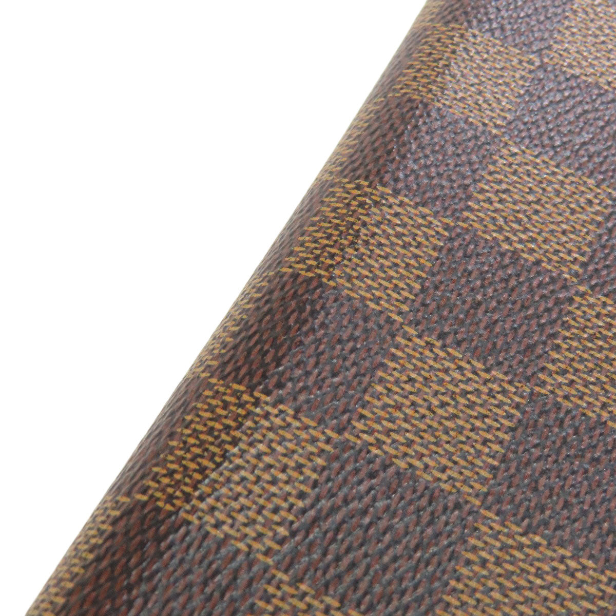 LOUIS VUITTON Long Wallet Purse N60534 Damier canvas Brown Portefeuille Clemence Women(Unisex) Used Authentic