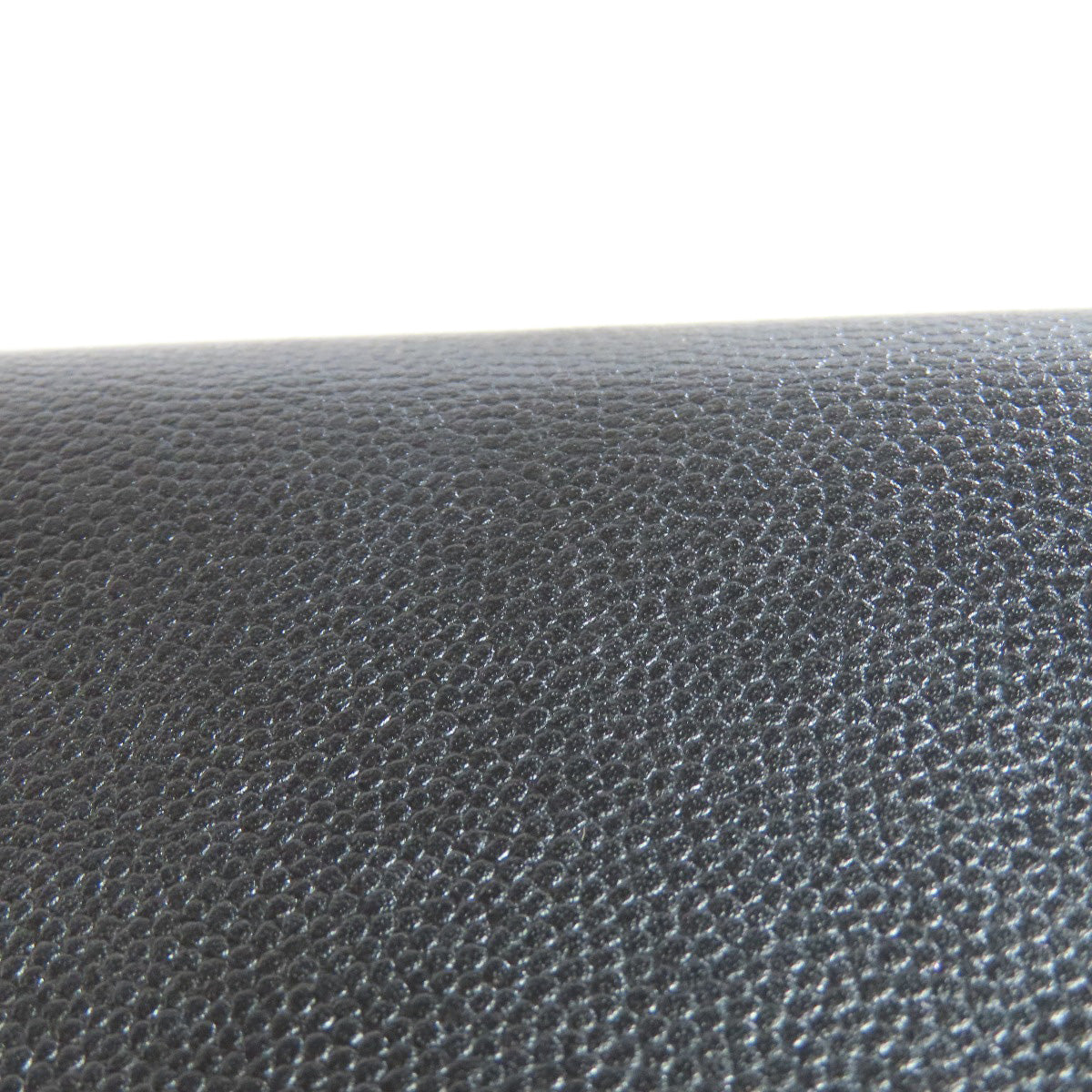 CHANEL Long Wallet Purse Grained Calfskin Skin black COCO Mark SilverMetal Women Used Authentic