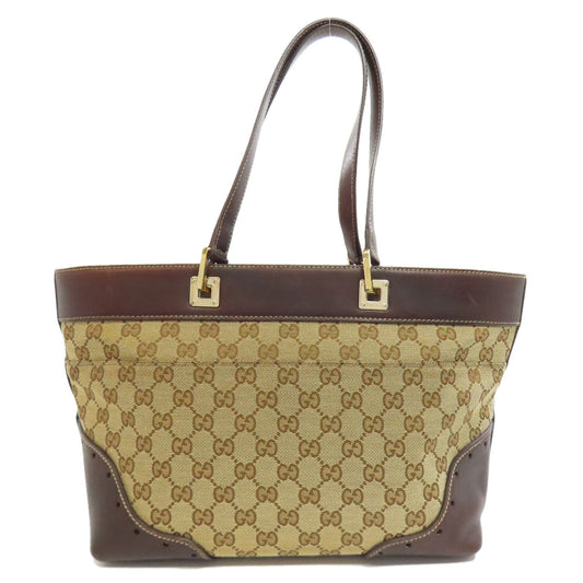 GUCCI Tote Bag 145993 canvas Brown GG