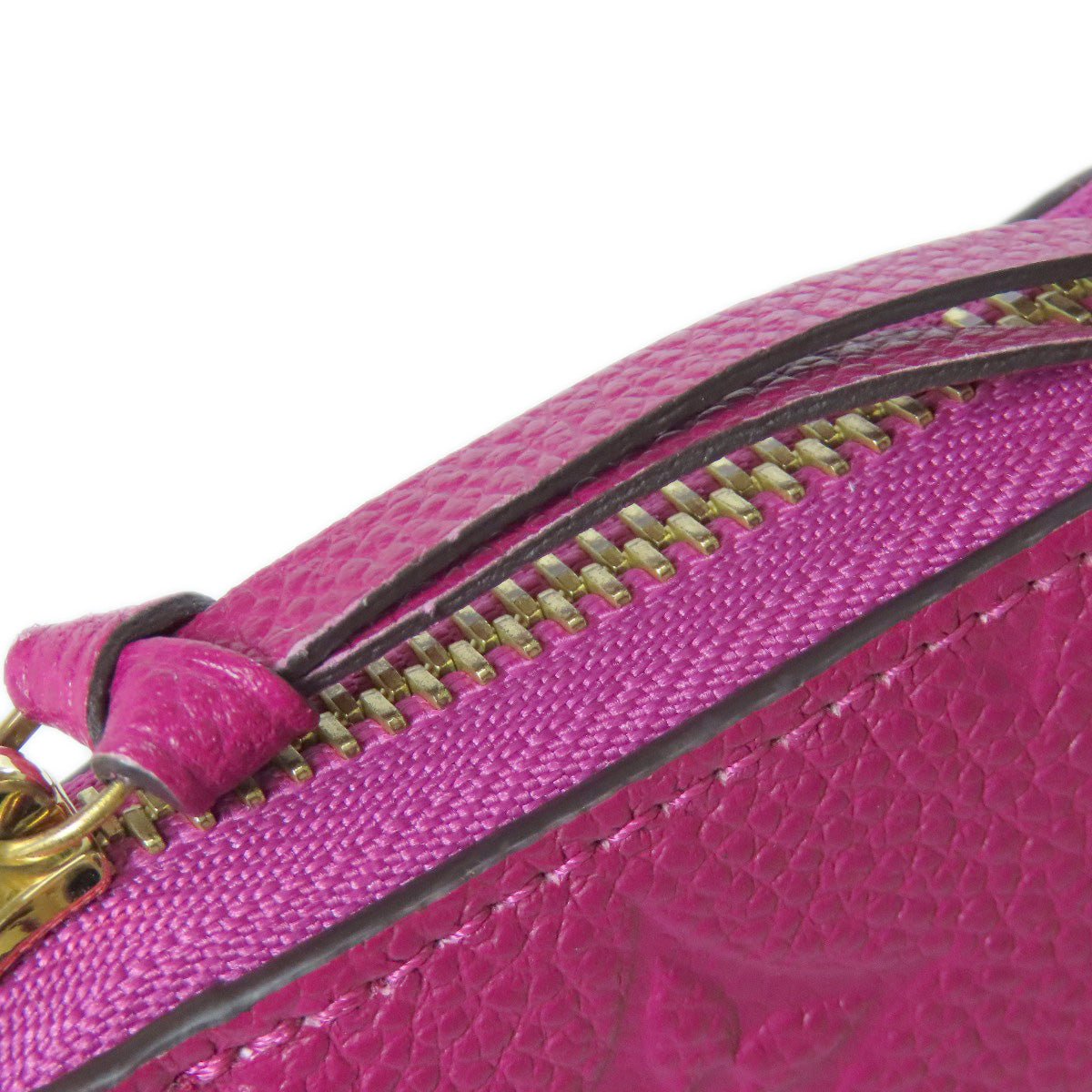 LOUIS VUITTON Long Wallet Purse M61701 Ann Platt purple Portefeuille Clemence Women Used Authentic