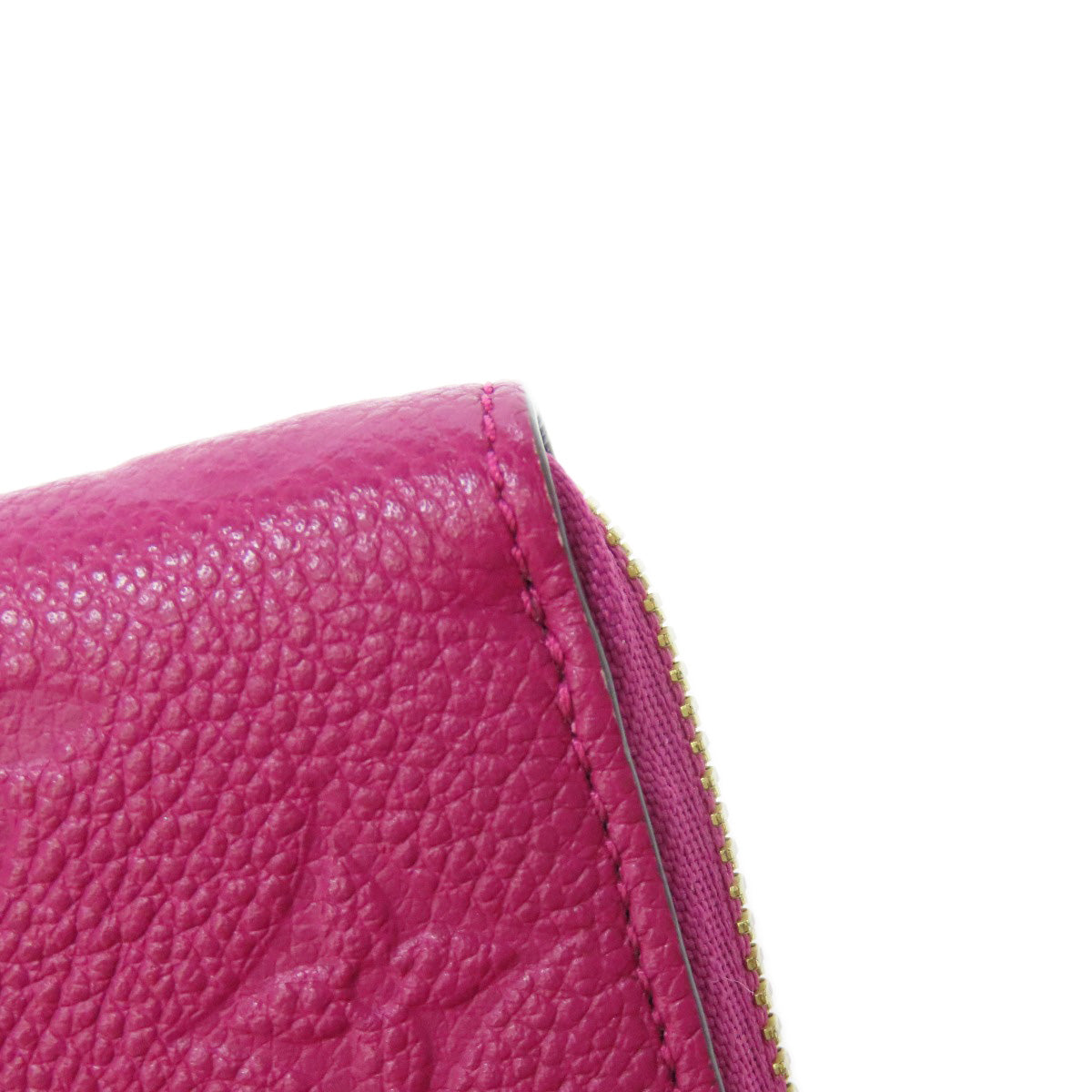 LOUIS VUITTON Long Wallet Purse M61701 Ann Platt purple Portefeuille Clemence Women Used Authentic