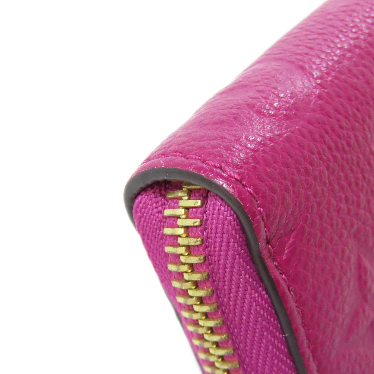 LOUIS VUITTON Long Wallet Purse M61701 Ann Platt purple Portefeuille Clemence Women Used Authentic