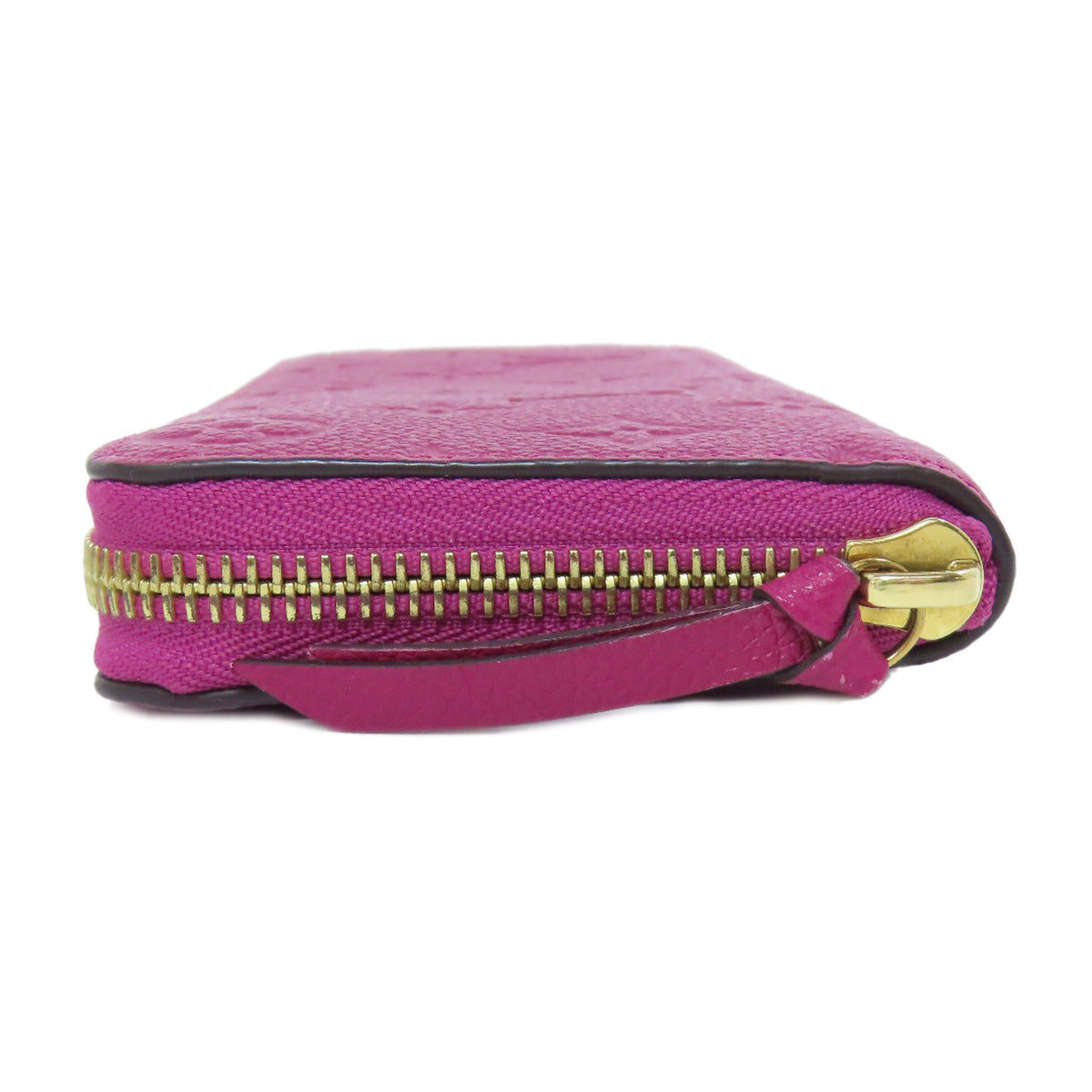 LOUIS VUITTON Long Wallet Purse M61701 Ann Platt purple Portefeuille Clemence Women Used Authentic