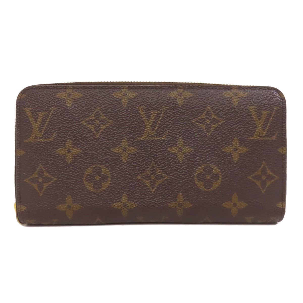 LOUIS VUITTON Long Wallet Purse M41895 Monogram canvas Brown Zippy wallet Women(Unisex) Used Authentic