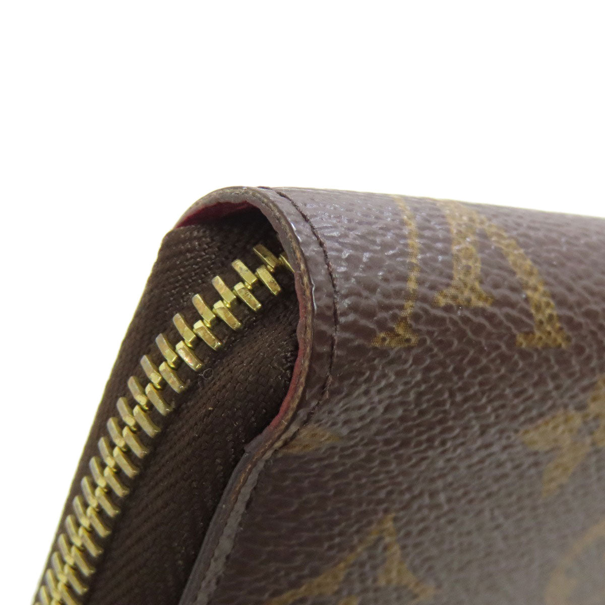 LOUIS VUITTON Long Wallet Purse M41895 Monogram canvas Brown Zippy wallet Women(Unisex) Used Authentic