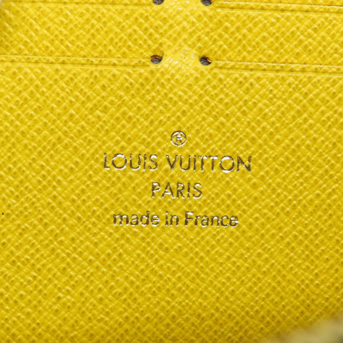 LOUIS VUITTON Long Wallet Purse M60744 Monogram canvas Brown Portefeuille Clemence mens(Unisex) Used Authentic