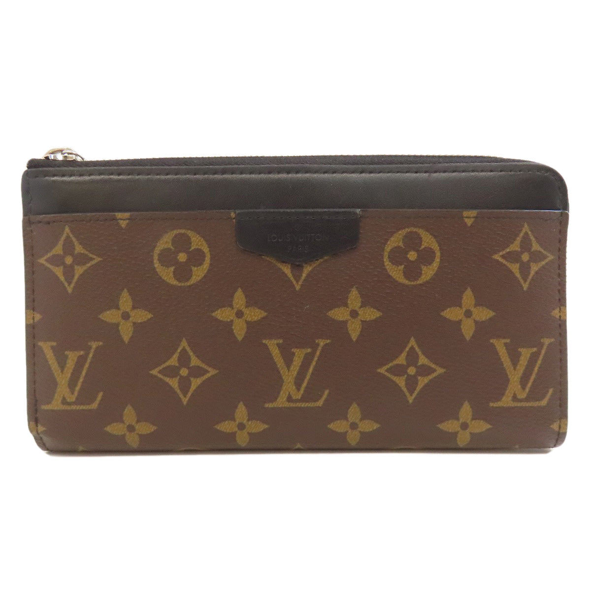 LOUIS VUITTON Long Wallet Purse M69407 Monogram macacer Brown Zippy Dragonne Women(Unisex) Used Authentic