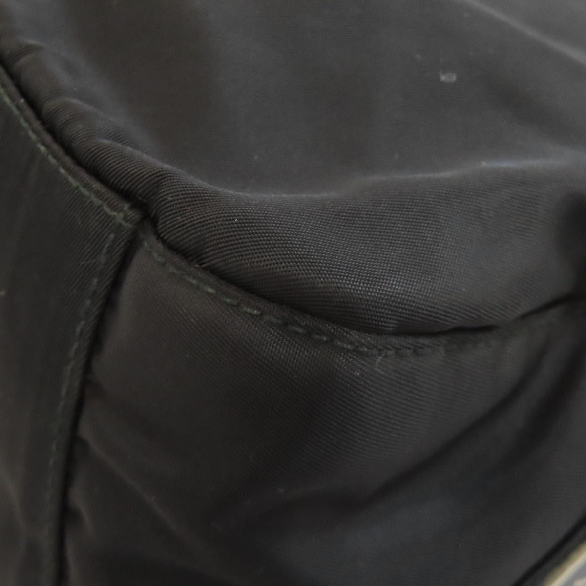 PRADA Handbag B8172 Nylon black logo Women Used Authentic