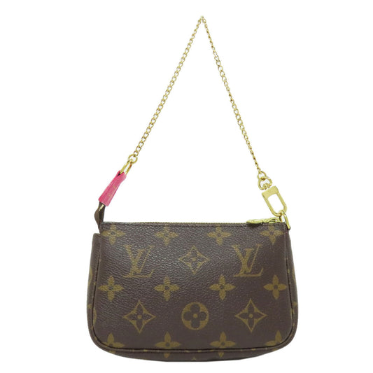 LOUIS VUITTON Accessory pouch M68490 Monogram canvas Brown Mini Pochette Accessoires Vivienne Women Used Authentic