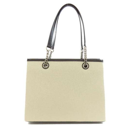 BALENCIAGA Tote Bag 759973 canvas white Duty Free