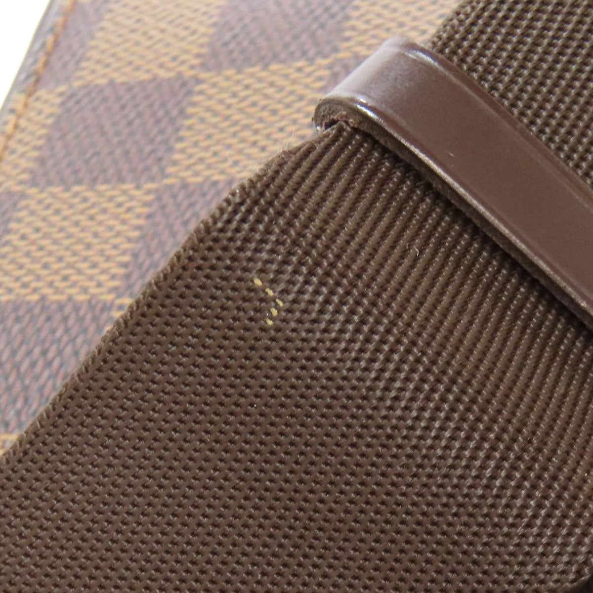 LOUIS VUITTON Sling bag N51994 Damier canvas Brown Geronimos Women Used Authentic