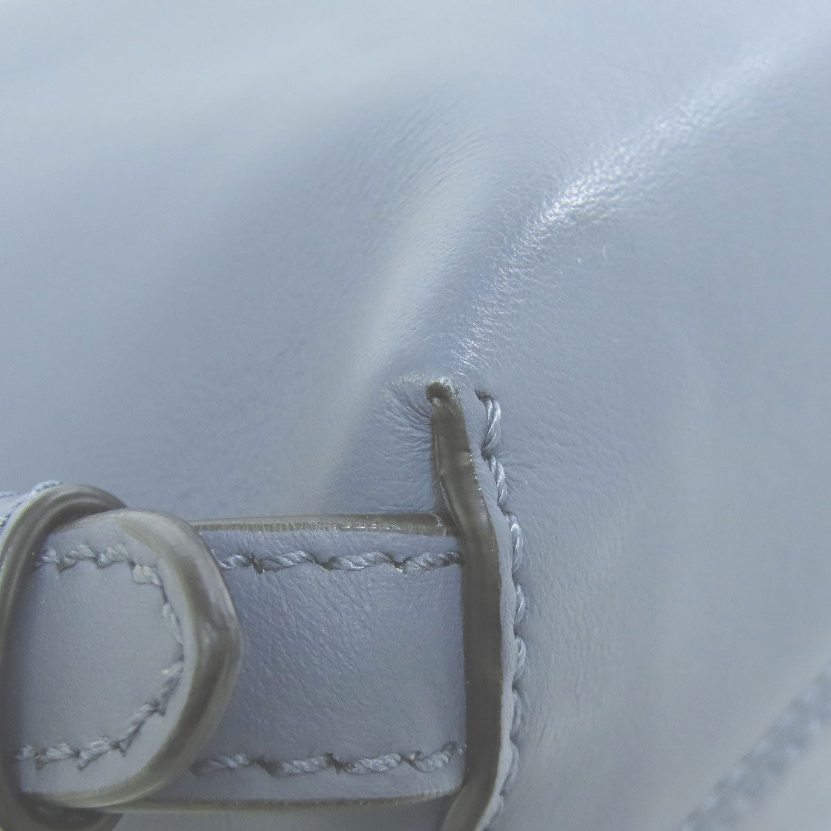 FENDI Backpack Calfskin blue Bag to School Mini 2WAY Women Used Authentic