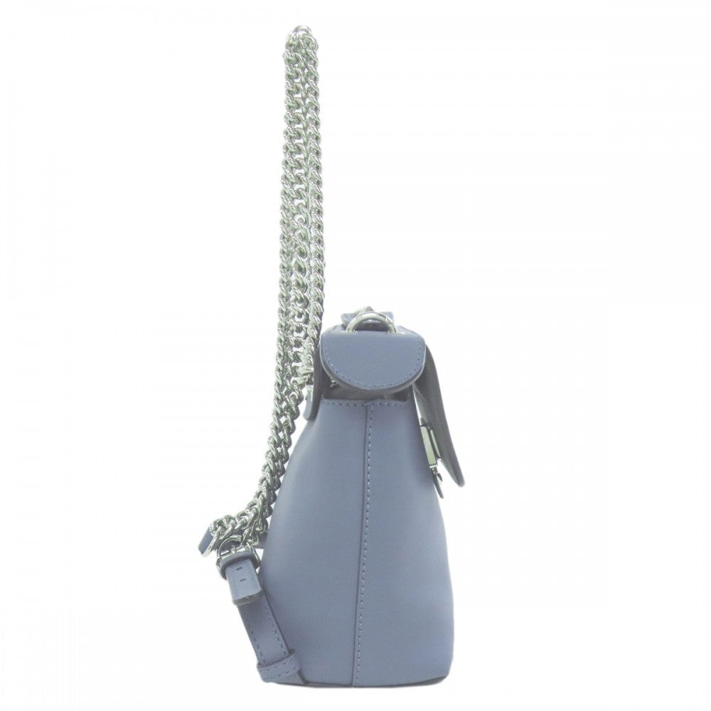 FENDI Backpack Calfskin blue Bag to School Mini 2WAY Women Used Authentic