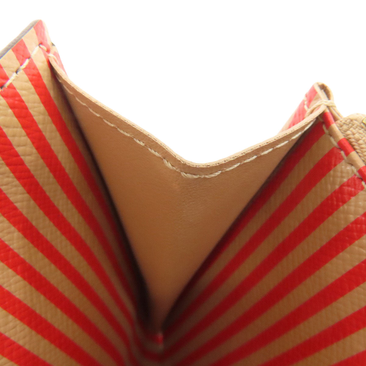 LOUIS VUITTON Long Wallet Purse M60415 Monogram canvas Brown Portefeuille Sarah Trunk Women Used Authentic