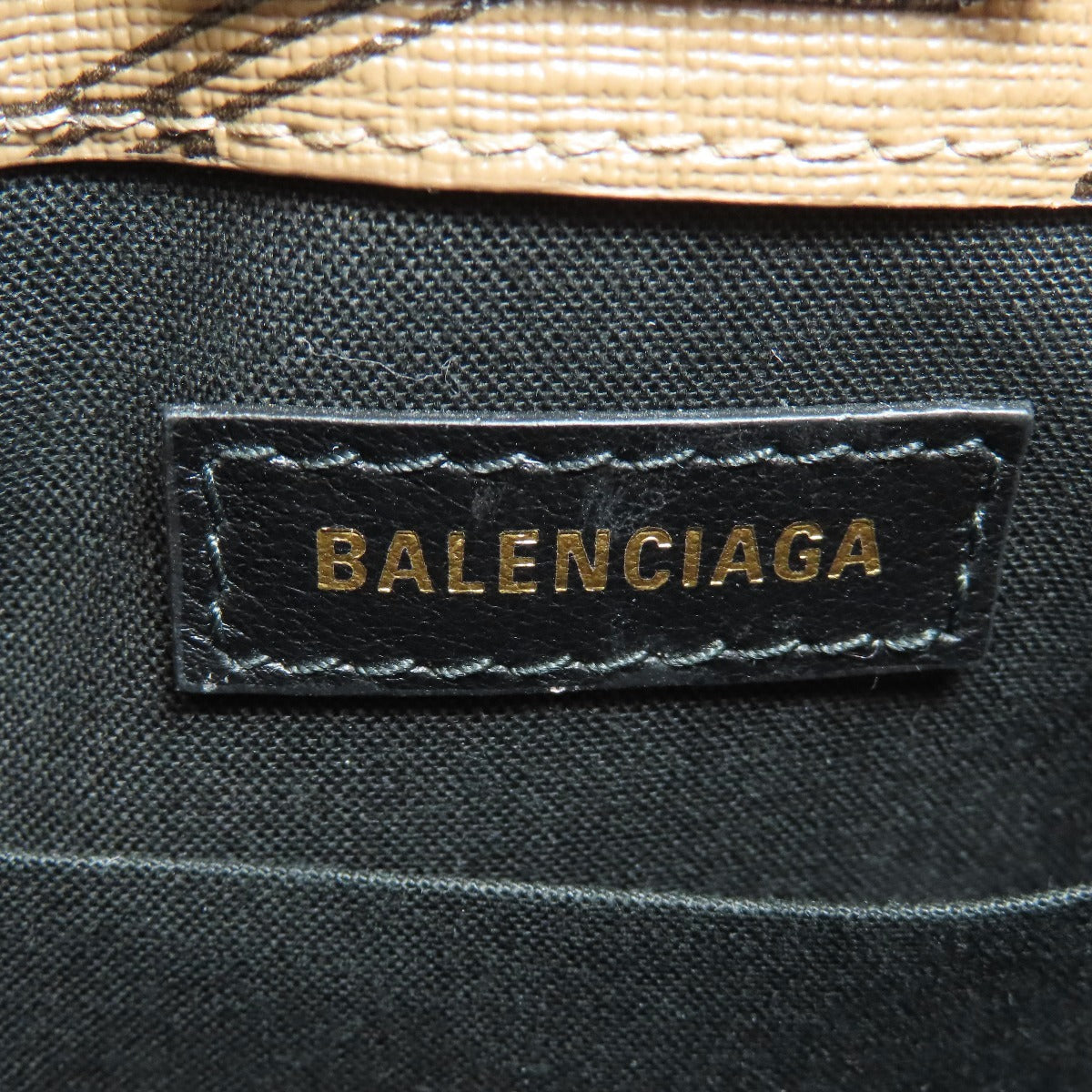 BALENCIAGA Handbag 693805 PVC Brown BB Monogram 2WAY Women Used Authentic