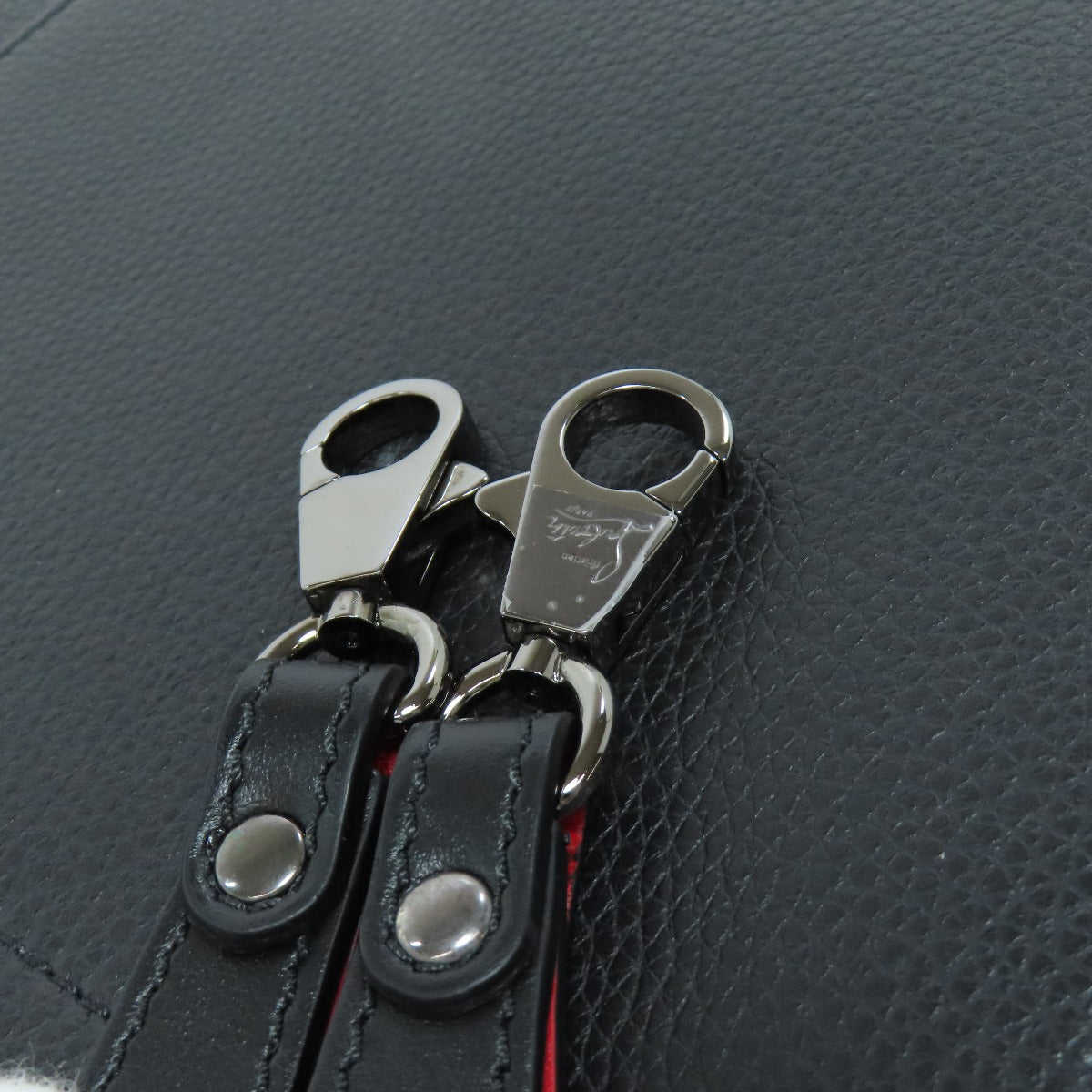 Christian Louboutin Handbag leather black 2WAY