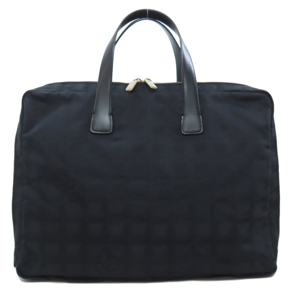 CHANEL Tote Bag Nylon black New Travel Line Tote Women Used Authentic