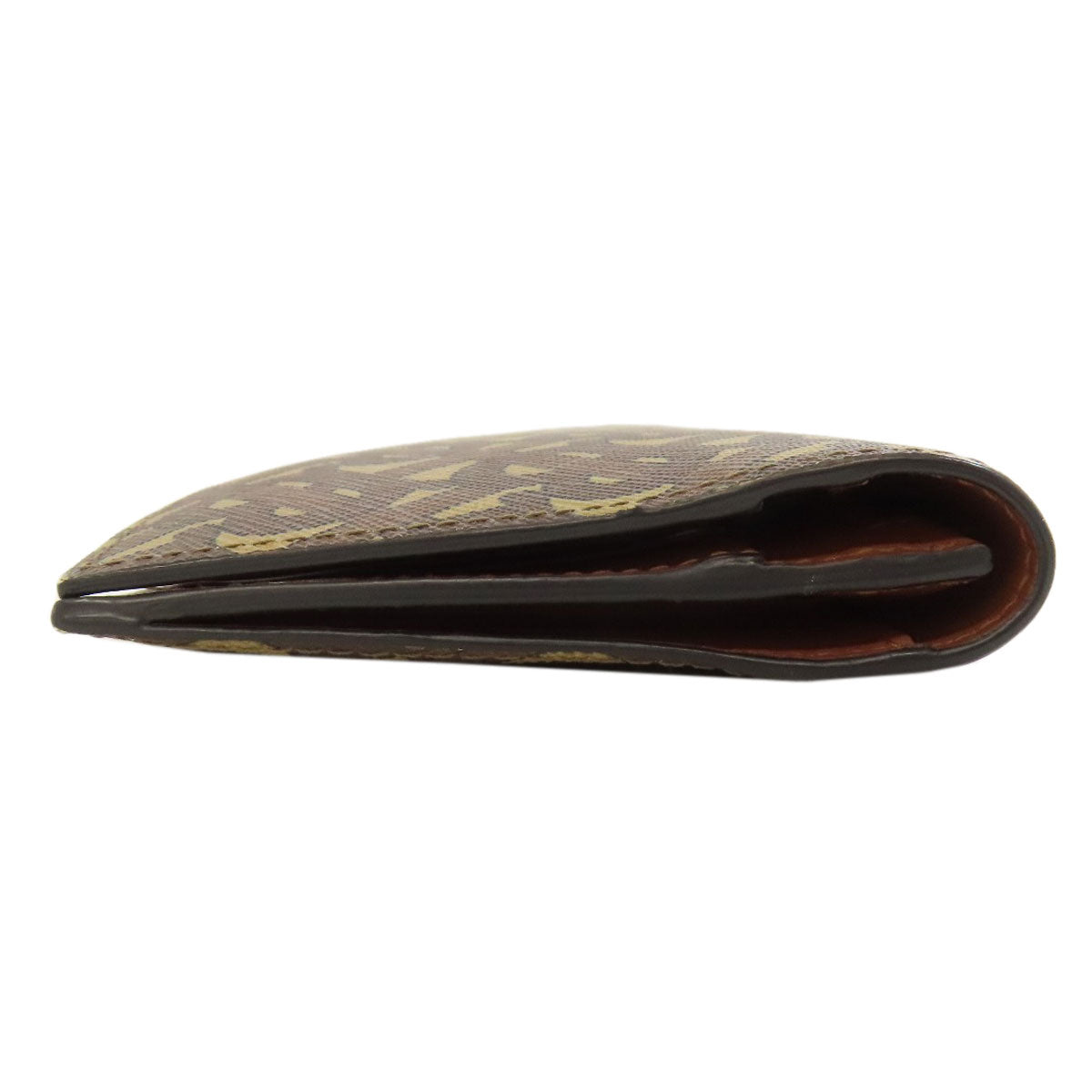 BURBERRY Long Wallet Purse leather Brown Logo motif Women Used Authentic