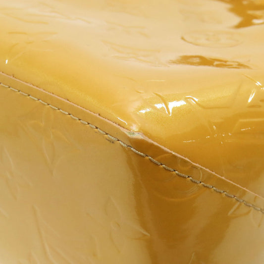 LOUIS VUITTON Handbag M91334 Vernis beige Lead PM Women Used Authentic