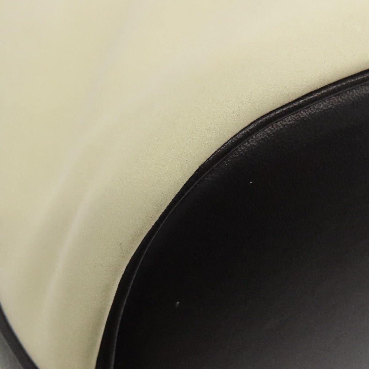 SAINT LAURENT Shoulder Bag Calfskin white logo Women Used Authentic