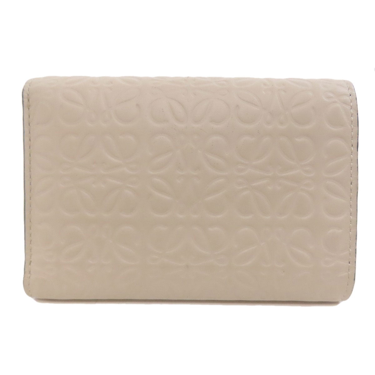 LOEWE Bifold Wallet Calfskin beige anagram