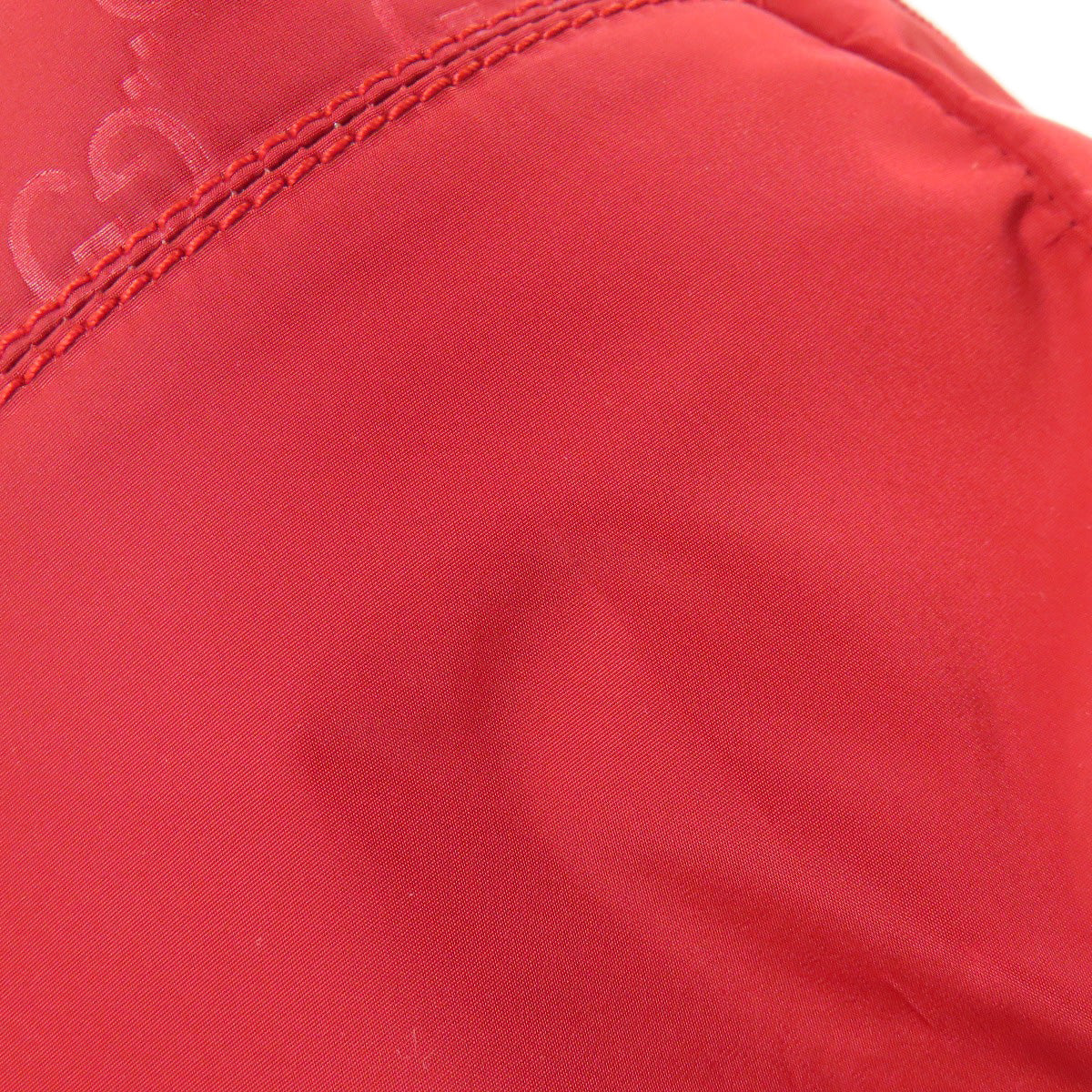 GUCCI Backpack 510336 Nylon Red GG Women Used Authentic