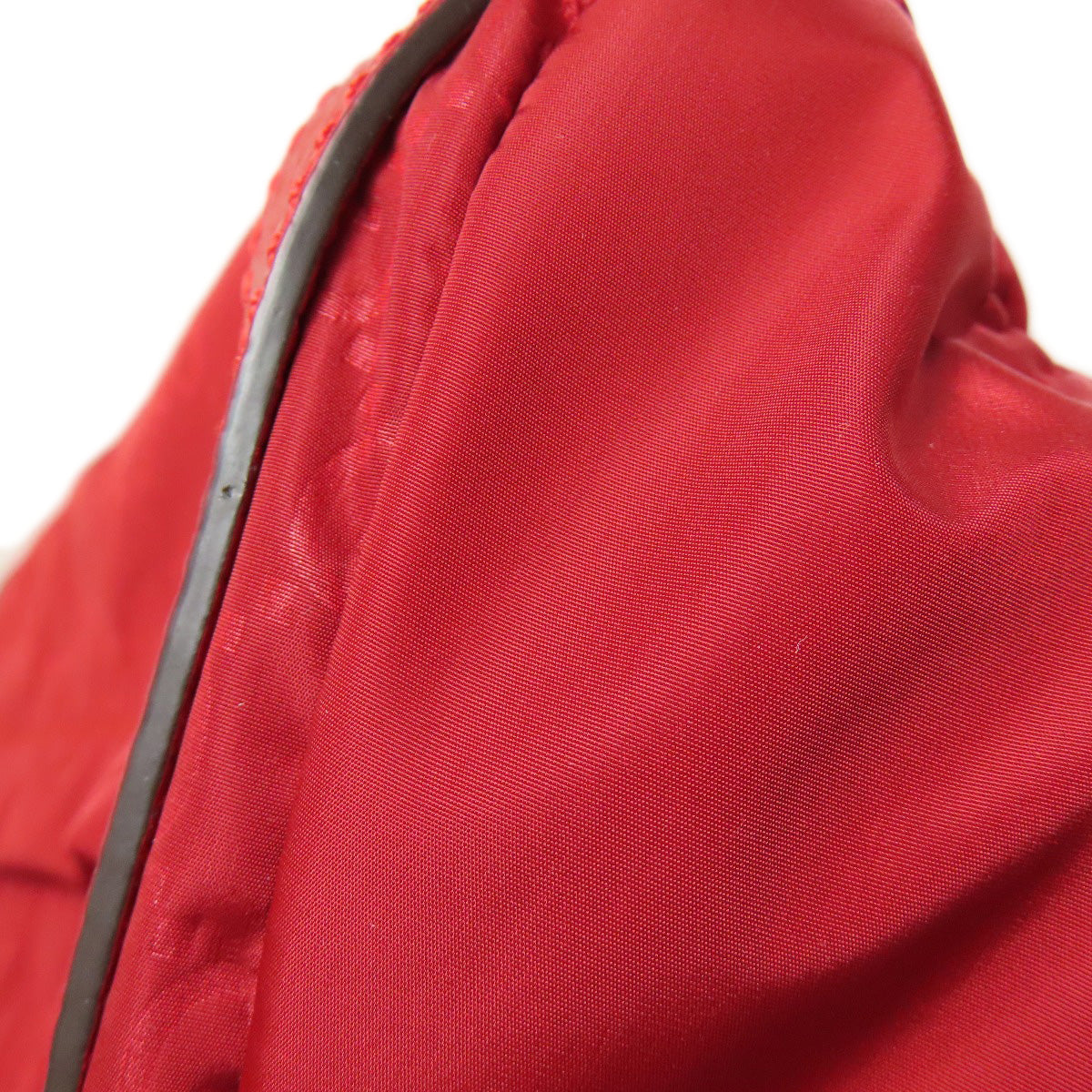 GUCCI Backpack 510336 Nylon Red GG Women Used Authentic