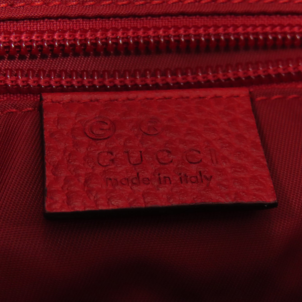 GUCCI Backpack 510336 Nylon Red GG Women Used Authentic