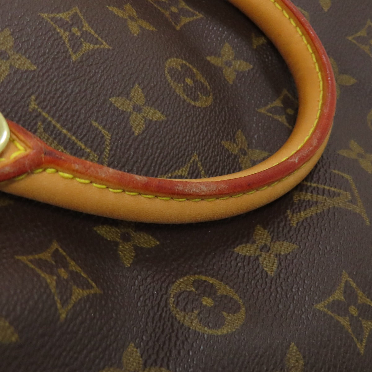 LOUIS VUITTON Handbag M47270 Monogram canvas Brown Deauville Women Used Authentic