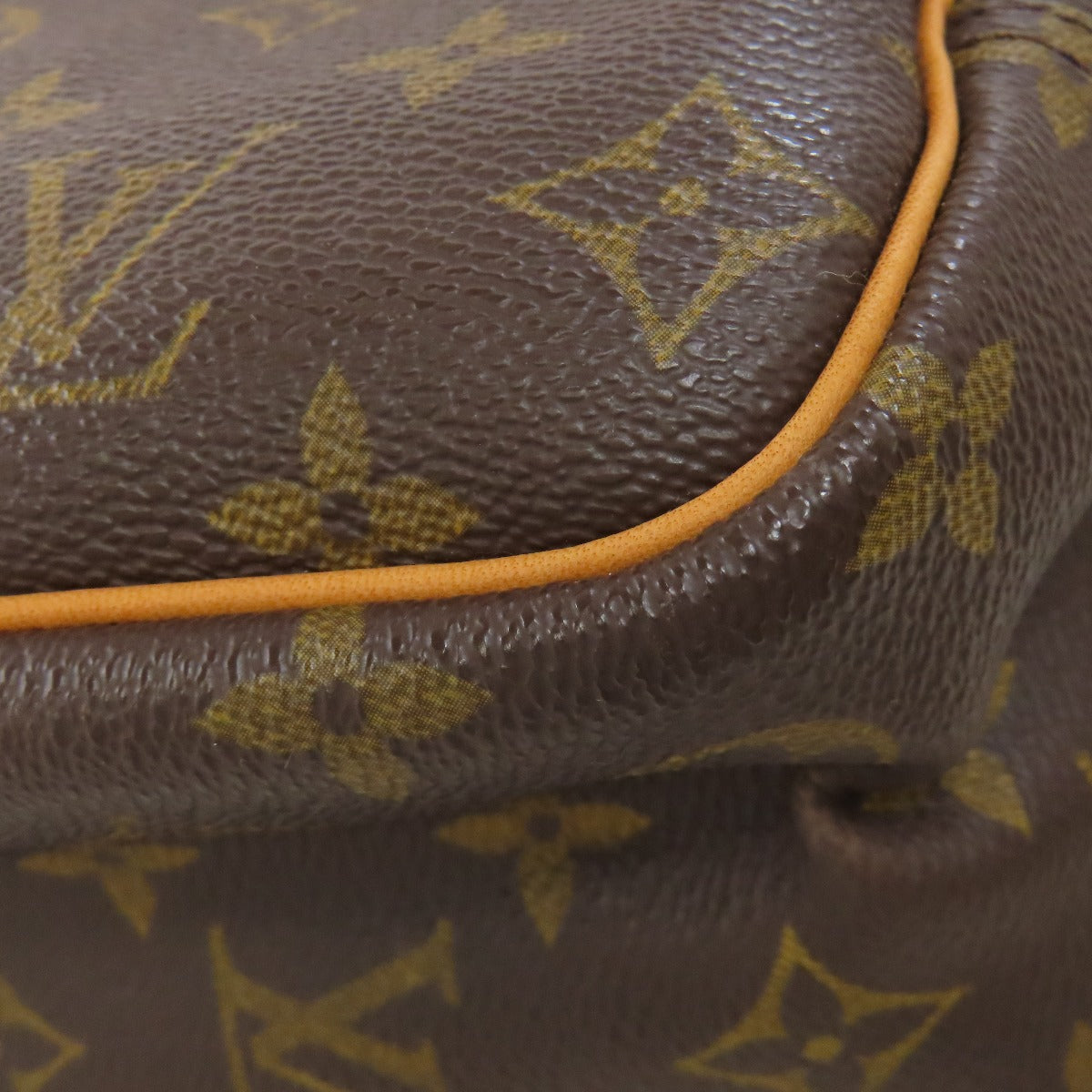 LOUIS VUITTON Handbag M47270 Monogram canvas Brown Deauville Women Used Authentic
