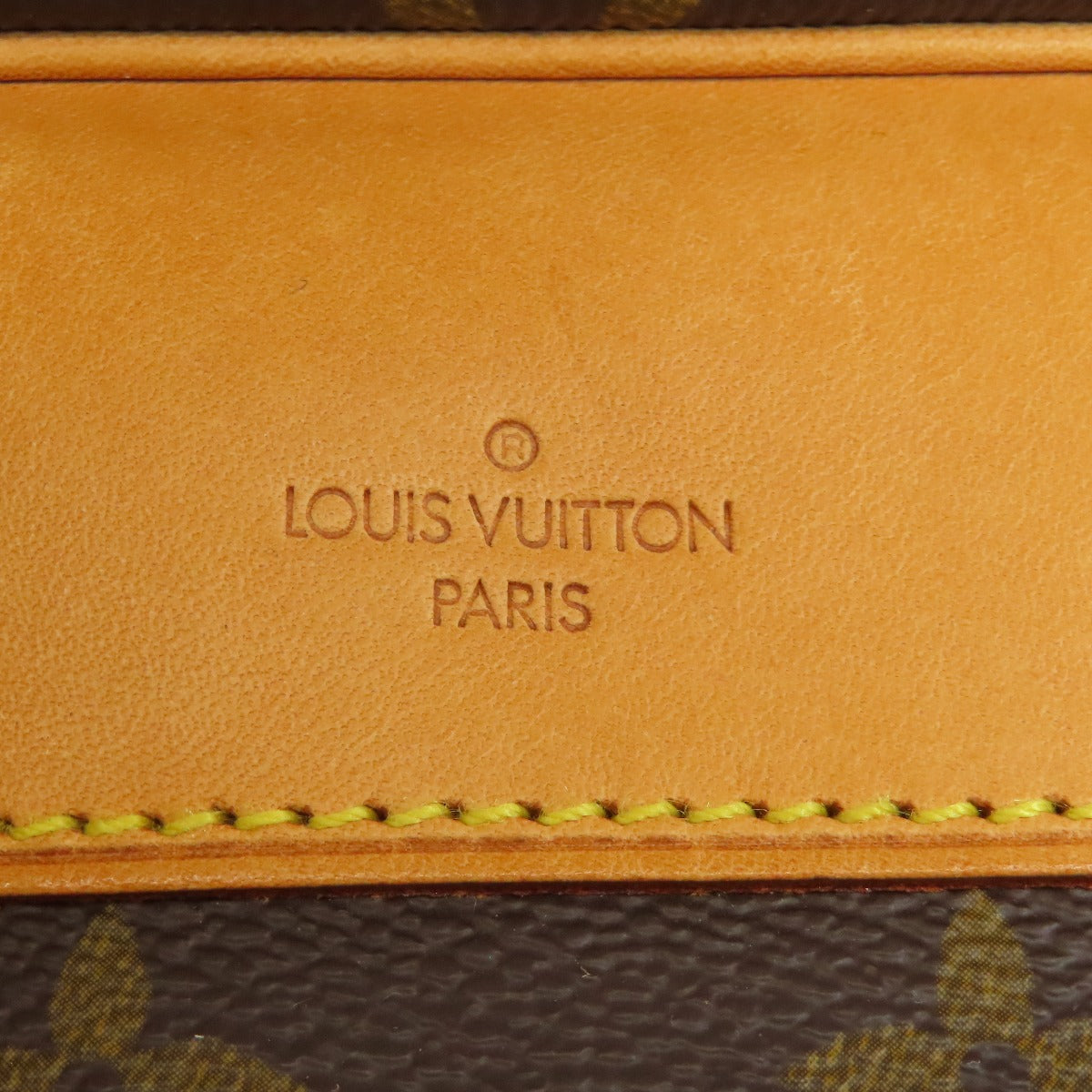 LOUIS VUITTON Handbag M47270 Monogram canvas Brown Deauville Women Used Authentic