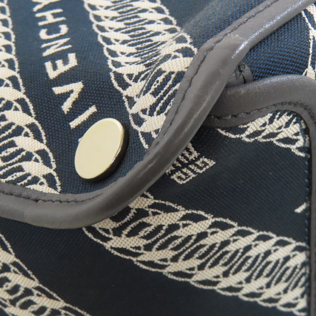 Givenchy Tote Bag canvas Navy logo
