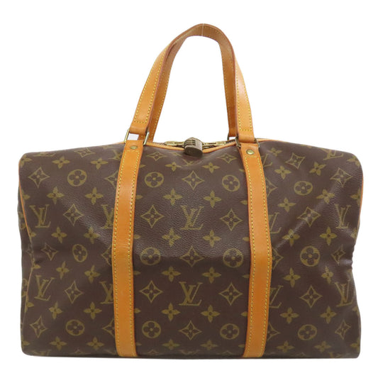 LOUIS VUITTON Boston Duffel bag M41626 Monogram canvas Brown Sac Souple35 Women Used Authentic