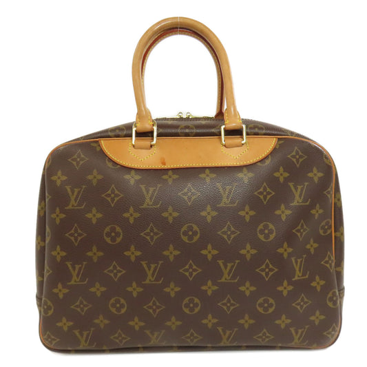 LOUIS VUITTON Handbag M47270 Monogram canvas Brown Deauville Women Used Authentic