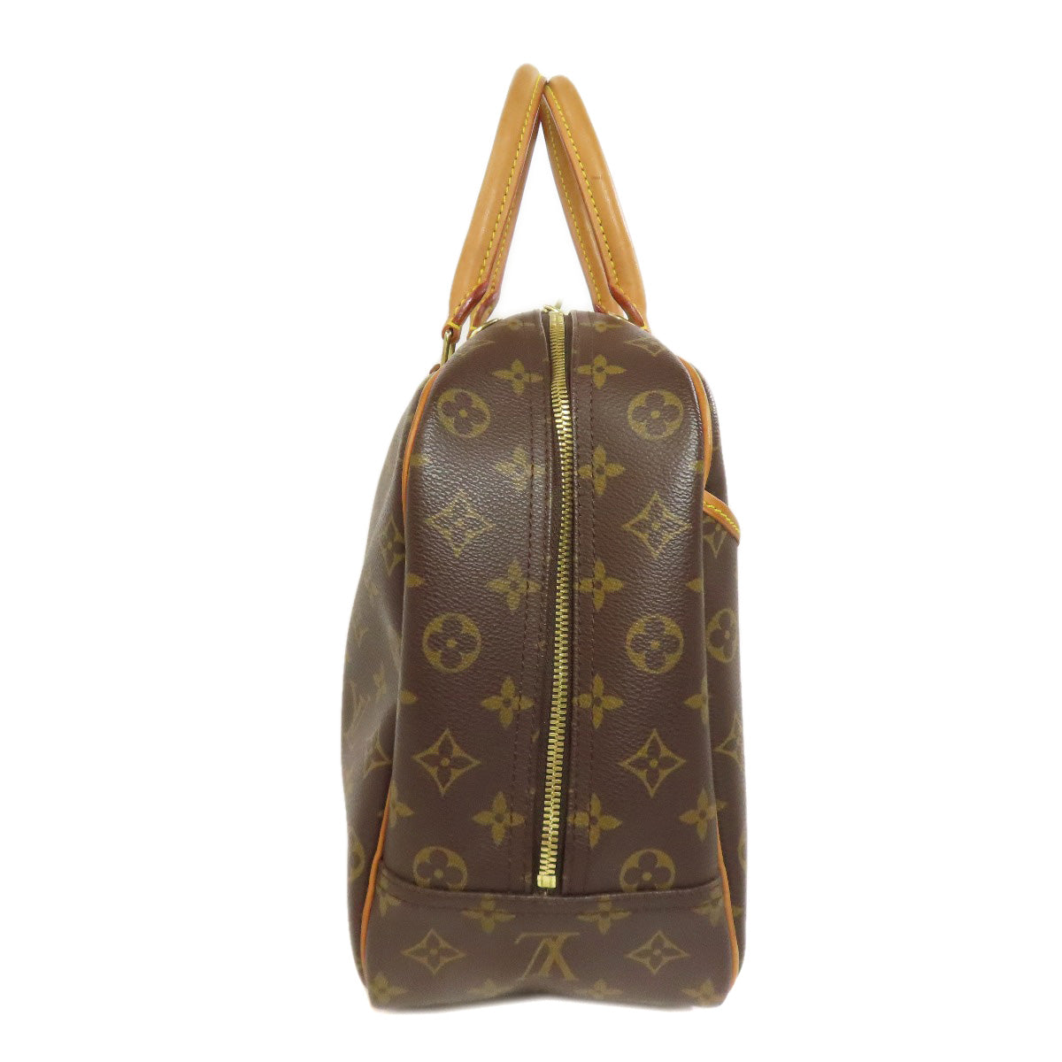 LOUIS VUITTON Handbag M47270 Monogram canvas Brown Deauville Women Used Authentic