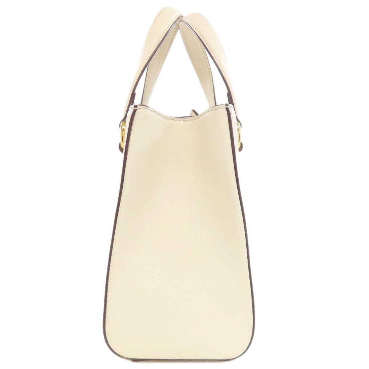 GUCCI Handbag 460881 Calfskin white Sylvie 2WAY Women Used Authentic