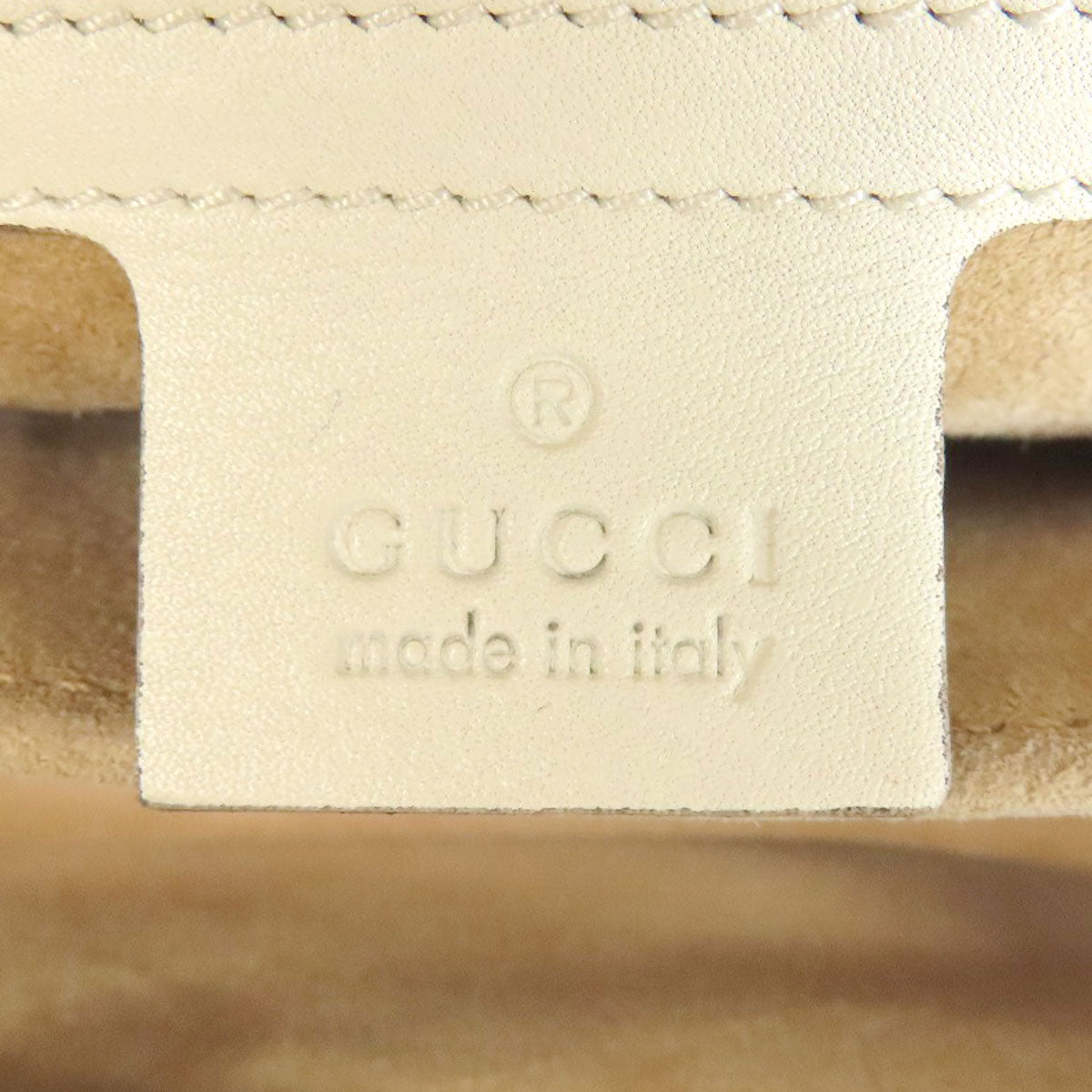 GUCCI Handbag 460881 Calfskin white Sylvie 2WAY Women Used Authentic