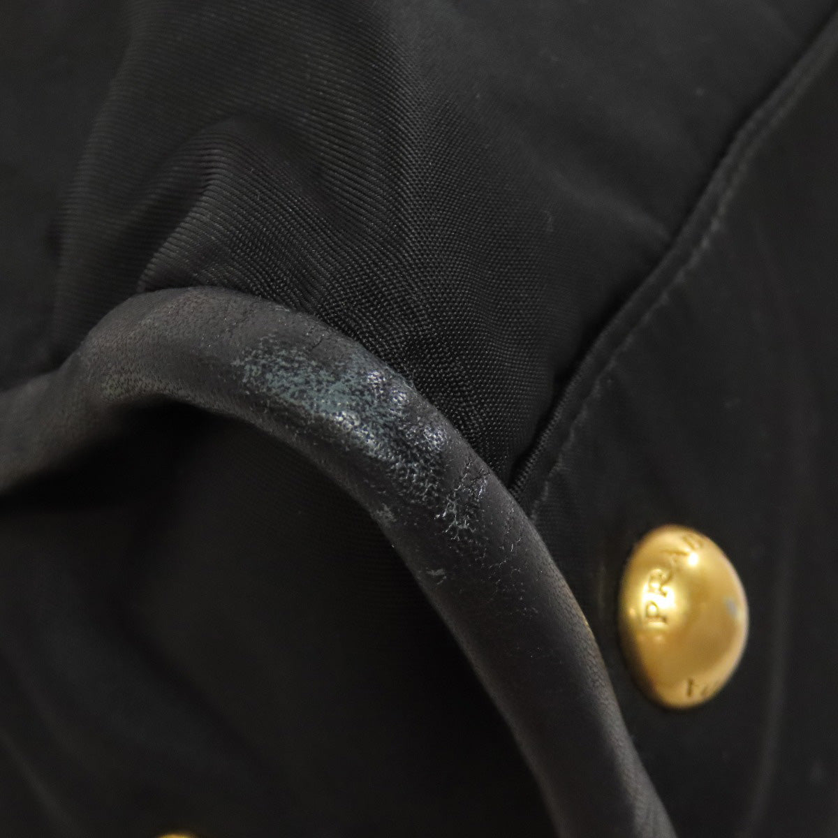 PRADA Handbag BN2205 Nylon black 2WAY Women Used Authentic