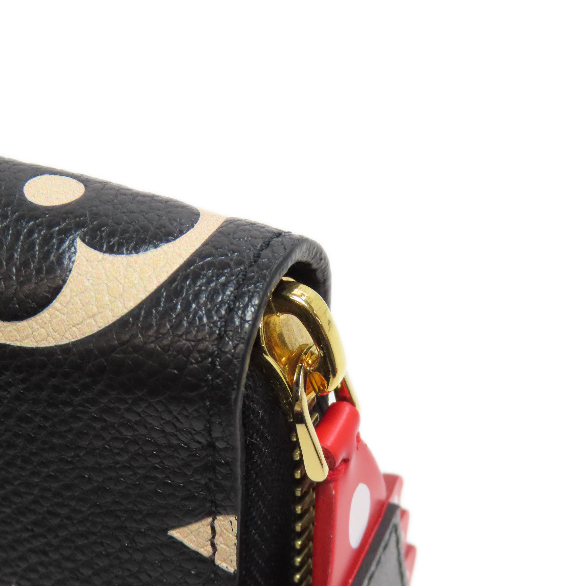 LOUIS VUITTON Long Wallet Purse M69698 Ann Platt black LV Crafty Zippy Wallet Women Used Authentic